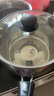 不銹鋼奶鍋煮面煮粥輔食鍋小鍋不粘鍋家用湯鍋牛奶鍋電磁爐通用 20cm+蓋（單底導熱快） 曬單實(shí)拍圖