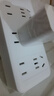 【京東物流】家用智能排插米用家用USB插座板插線板電源多功能開關(guān)插排接線板插板 28孔【8插位 0.8米】 曬單實拍圖