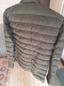 優(yōu)衣庫男裝高級輕型羽絨茄克羽絨服外套休閑夾克470067 57 深橄欖色 XL /180/108B 曬單實(shí)拍圖