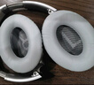 科沃適用BOSE QC35/25/15耳機套罩替換保護套博士QuietComfort 35系列頭戴式耳機海綿套耳套耳罩-灰色 曬單實(shí)拍圖
