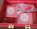 結婚禮金箱彩禮盒訂婚禮金盒提親聘禮箱嫁妝皮箱手提錢(qián)箱 【佳偶天成中號三件套】6-12萬(wàn) 曬單實(shí)拍圖