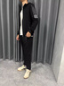 JASONWOOD輕奢侈品牌運動(dòng)服套裝男新款連帽長(cháng)袖簡(jiǎn)約休閑套裝男 黑色束腳套裝[官方正品] L 90-110斤[年度熱銷(xiāo)爆款] 曬單實(shí)拍圖