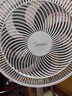 美的（Midea）電風(fēng)扇家用7葉落地扇搖頭電風(fēng)扇循臥室宿舍輕音風(fēng)扇臺式桌面小型風(fēng)扇臺地兩用升級款 白色丨7葉臺地兩用 曬單實(shí)拍圖