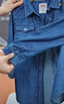 李維斯（Levi's）兒童長袖襯衫童裝襯衣春秋款男女童牛仔外套 映像藍 曬單實拍圖