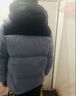雪中飛【雙面穿】?jī)和鸾q服冬新款男女童保暖加厚面包服外套 新霧藍(lán) 150 曬單實(shí)拍圖