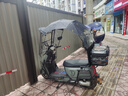 齊選電動(dòng)車(chē)全封閉雨棚蓬新款全包圍電瓶車(chē)雨傘摩托車(chē)擋風(fēng)擋雨加厚夏季 秒折疊加固款【黑麥穗】遮雨棚 曬單實(shí)拍圖