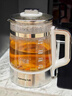 九陽（Joyoung）1.8L全玻璃沸萃養(yǎng)生壺煮茶器 316L雙鋼加長茶籃 輕音燉煮 0膠水0異味0重金屬家用電燒水壺18WY20R 曬單實拍圖