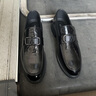 奧康正裝男鞋秋季款男士舒適休閑皮鞋透氣一腳蹬豆豆鞋男款結(jié)婚新郎鞋 黑色 單層 41 標(biāo)準(zhǔn)皮鞋碼 曬單實(shí)拍圖