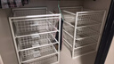 宜家（IKEA）JONAXEL尤納賽爾帶細網(wǎng)籃書(shū)架落地花架置物架衛生間收納 儲物組合 寬網(wǎng)籃50x51x70cm 曬單實(shí)拍圖