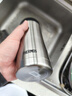 膳魔師（THERMOS）保冷保溫杯400ML高真空不銹鋼商務(wù)辦公保溫杯JCG-400C SBK 曬單實(shí)拍圖