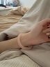 京鑒新疆和田玉藕粉色玉石手鐲復(fù)古玉石玉鐲子女款送女友送老婆附證書 藕粉色手鐲 51mm 曬單實拍圖