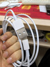 蘋(píng)果數據線(xiàn)快充充電線(xiàn) 適用iPhone14/13/12Pro Max/XR/Xs/11/8手機ipad平板充電器線(xiàn) 蘋(píng)果快充數據線(xiàn)1.5米*1條裝 曬單實(shí)拍圖