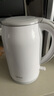 美的（Midea）電熱水壺食品級(jí)316L不銹鋼雙層無(wú)縫一體內(nèi)膽防燙燒水壺 1.7L自動(dòng)智能斷電開(kāi)水壺SH17M301PRO 曬單實(shí)拍圖