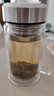 蘇泊爾雙層玻璃杯男家用商務(wù)辦公泡茶杯子過(guò)濾車(chē)載水杯570mL.行硯黑 曬單實(shí)拍圖