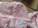 G.DUCKKIDS小黃鴨女童羽絨服 冬季新款女寶寶加厚洋氣外套兒童中長(cháng)款白鴨絨 粉色 100 曬單實(shí)拍圖