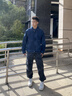 Calvin KleinJeans【新品禮盒金珉奎同款】25純棉ck寬松潮殼牛仔外套4RD743G0JX-牛仔藍L 曬單實(shí)拍圖