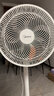 美的（Midea）電風(fēng)扇家用7葉落地扇搖頭電風(fēng)扇循臥室宿舍輕音風(fēng)扇臺(tái)式桌面小型風(fēng)扇臺(tái)地兩用升級(jí)款 白色丨7葉臺(tái)地兩用 曬單實(shí)拍圖