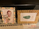 棲域 相框擺臺6寸7寸金屬高檔彩繪白色創(chuàng  )意少女個(gè)性婚紗照片框五瓣花 花曼【彩色】相框 6寸(照片10cm*15cm) 曬單實(shí)拍圖