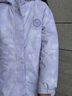 巴拉巴拉童裝兒童棉服女童外套兩件套2025新款秋冬裝防潑水衣服保暖棉衣甜 白紫色調(diào)00317 150 曬單實(shí)拍圖
