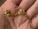 賽菲爾黃金手鏈足金午馬開(kāi)運系列福祿小馬手鏈 鏈長(cháng)約18cm 約4.98克 曬單實(shí)拍圖