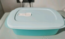 特百惠（Tupperware）開學(xué)季學(xué)生上班族可微波加熱便當(dāng)盒長(zhǎng)方飯盒1L馬卡藍(lán)送便攜袋 曬單實(shí)拍圖