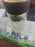富光男女士雙層玻璃杯 高硼硅玻璃304茶隔水杯子 帶茶隔泡茶杯500ml 曬單實(shí)拍圖