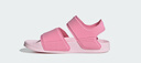 阿迪達斯（adidas）兒童涼鞋夏季男女大小童沙灘鞋  IH3634粉/白  曬單實(shí)拍圖