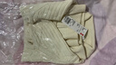 優(yōu)衣庫女裝羅紋POLO領(lǐng)針織開(kāi)衫/短袖空調衫通勤479968 01 乳白色 M /160/84A 曬單實(shí)拍圖