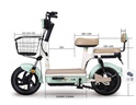 小鳥(niǎo)國標電動(dòng)自行車(chē)48V鉛酸電池真空輪胎通勤代步兩輪電瓶車(chē)電動(dòng)車(chē) G79B 豆綠【48V20A】 曬單實(shí)拍圖