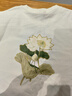 國風(fēng)金邊荷花蓮花燙畫圖案T恤衣服貼花熱轉(zhuǎn)印貼荷葉帆布包圖案貼 QJ-4344 (31) 曬單實(shí)拍圖