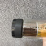 Merdeces德國精工高檔雙層水晶玻璃保溫杯紫砂泡茶水分離商務(wù)送禮 紳士黑 【商務(wù)禮盒】 曬單實(shí)拍圖