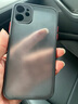 暴走 適用蘋(píng)果11手機(jī)殼iPhone11手機(jī)殼鏡頭全包防摔男女款硅膠魔方圓邊撞色透明磨砂防指紋保護(hù)套黑 曬單實(shí)拍圖