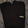 FILA 斐樂(lè )情侶款男女長(cháng)褲25秋冬季新款休閑寬松收口運動(dòng)褲子加絨保暖 正黑色-BK M 170/80A/M 曬單實(shí)拍圖