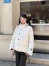 高梵【楊冪同款】黑金5.0先鋒鵝絨服2025年冬新款羽絨服女款短款外套 鉑金7號 M 115-130斤 飛天鵝絨190g 曬單實(shí)拍圖
