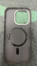 途兮新款大孔碳纖維紋適用蘋果15Promax手機(jī)殼iPhone14pro超薄PC硬殼13凱夫拉紋12高級(jí)16pro保護(hù)套 大孔金屬鏡頭【磁吸款-灰色-黑白豎條】夜光碳纖維紋 iPhone 16pro 曬單實(shí)拍圖