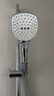漢斯格雅（Hansgrohe）飛雨Select120浴室恒溫淋浴花灑套裝 三速方形飛雨手持恒溫龍頭 曬單實(shí)拍圖