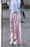 zauo防曬褲涼感套裝女春夏時(shí)尚運動(dòng)休閑褲女杏色S 曬單實(shí)拍圖