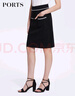 PORTS寶姿商場(chǎng)同款女裝春季時(shí)尚撞色針織提花半身裙LM8K211MZF004 黑色 M L 曬單實(shí)拍圖