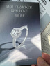 京東京造 星芒Pt950鉑金培育鉆石吊墜1克拉贈(zèng)送S925銀鏈禮物送女友送老婆 曬單實(shí)拍圖