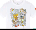 NIKE 耐克童裝印花時(shí)尚短袖T恤2025年夏季男女童柔軟舒適兒童休閑上衣 曬單實(shí)拍圖