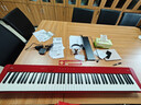 卡西歐（CASIO）電鋼琴便攜PX-S1100/PXS3100重錘88鍵智能觸屏火星紅成人專(zhuān)業(yè)考級 PXS1100紅色+單踏板+便攜X架 曬單實(shí)拍圖