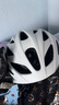 大行（DAHON）騎行頭盔男女休閑通勤自行車(chē)頭盔一體成型通風(fēng)透氣安全帽頭盔 啞白色 L碼（適合頭圍58cm-61cm） 曬單實(shí)拍圖