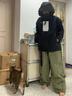 雪否單板自由式雙板3L防風(fēng)耐磨滑雪外套全壓膠oversize單板滑雪服加絨 黑色滑雪服 S 曬單實(shí)拍圖