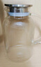青蘋(píng)果冷水壺涼水壺硼硅耐熱玻璃冷熱水壺嘟嘟壺1.8L大容量家用飯店通用 曬單實(shí)拍圖