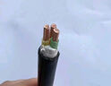 德力西電線RVV電纜線2/3芯國標紫1.5 2.5 4平方電源軟/硬護套線 國標足米 BVVB硬線白色（扁護套) 3芯 6平方毫米 1m 曬單實拍圖