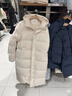 優(yōu)衣庫童裝男童女童羽絨大衣/外套夾克保暖厚衣服473308 01 乳白色 140 曬單實拍圖