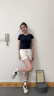 卓詩(shī)尼平底德訓(xùn)鞋女2025秋季新款網(wǎng)面透氣薄款休閑女鞋子復(fù)古軟底運(yùn)動(dòng)鞋 深藍(lán)色 37 曬單實(shí)拍圖