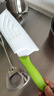 美瓷（MYCERA）陶瓷刀具廚房家用6.5寸專業(yè)切菜刀 廚刀 切肉片刀（綠色）EHG6.5F 曬單實(shí)拍圖