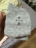 貓人男士襪子男純棉花紗100%全棉純色休閑男襪透氣吸汗中筒襪6雙 曬單實(shí)拍圖
