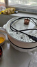 MorningSo電炒鍋電鍋一體多功能鍋炒菜專(zhuān)用電磁爐電火鍋電煮鍋不沾鍋炒煮煎燉蒸預約一鍋家多用插電多用途鍋 5.5L 智能+蒸籠32CM【3-8人】1800W 曬單實(shí)拍圖